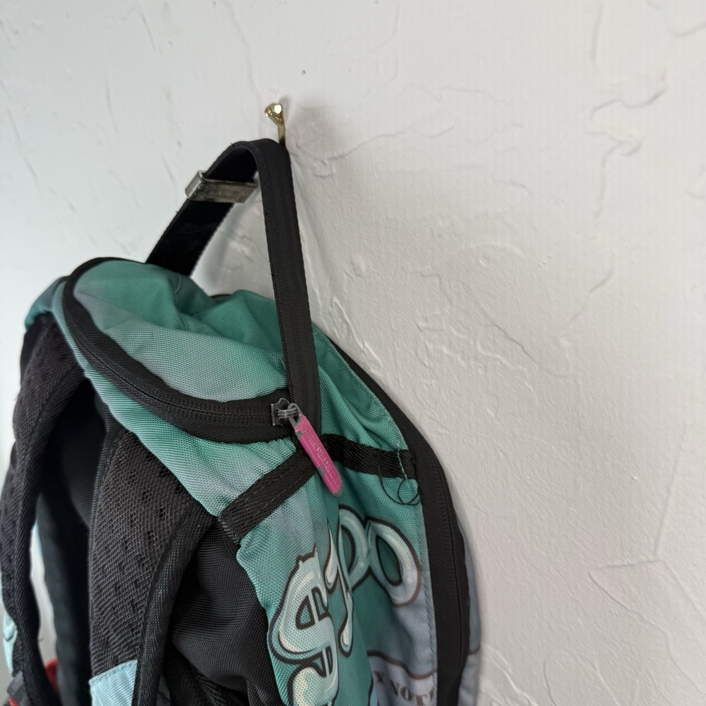 Sprayground Gummy Money Backpack Limited Edition Pink Bear Money Graphic Rare - Picture 9 of 13